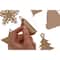 Essentials by Leisure Arts 3" Christmas Tree Clear Acrylic Ornaments, 10ct.